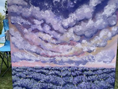 Original Art - Lavender Fields of Serbia