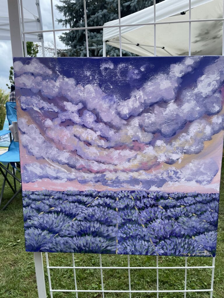 Original Art - Lavender Fields of Serbia